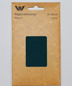 Reparationslap stretch jersey mørkeblå denim
