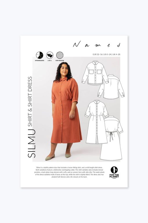 Named Clothing | Silmu Shirt & Shirt Dress str. 32 - 56