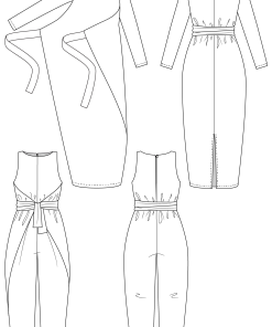 Named Clothing | Kielo Wrap Dress & Jumpsuit str. 32 - 56
