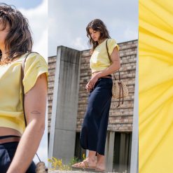 Fibre Mood | Fastvævet viskose med lyocell i gul