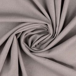 Fastvævet stretch-viskose med hør i fv. grå