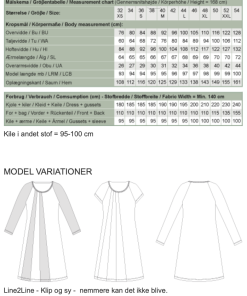 Line2Line | Raglan kjole med kiler K2260