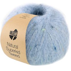 Natural Superkid Tweed | Lyseblå fv. 618