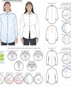 Style Arc | Clayton Woven Shirt str. 4 - 16 (dk str. ca. 32 - 46)