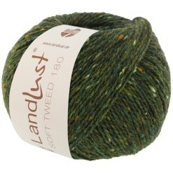 Landlust Soft Tweed 180 | mørkegrøn meleret fv. 107