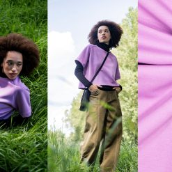 Fibre Mood | Vævet polyester/viskose neopren fv. orchid