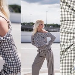 Fibre Mood | Vævet polyester/bomuld bæk & bølge tern