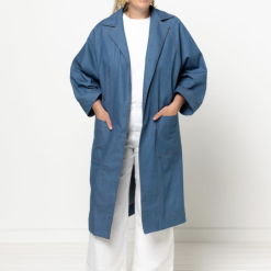 Style Arc | Springfield Woven Coat Multi-Size