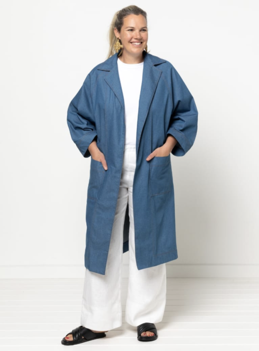 Style Arc | Springfield Woven Coat Multi-Size