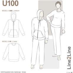 Line2Line | Sweatshirt eller hættetrøje - U100