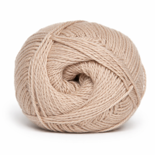 Hjertegarn | Blød Bomuld beige fv. 60