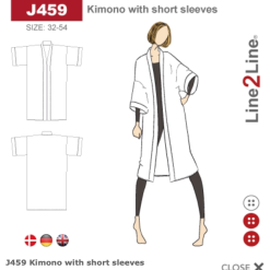 Line2Line | Kimono med korte ærmer J459