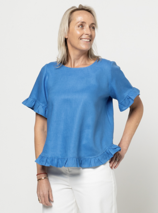 Style Arc | Selina Woven Top str. 4 - 16