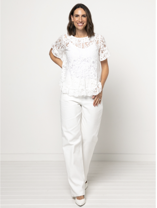 Style Arc | Selina Woven Top str. 4 - 16