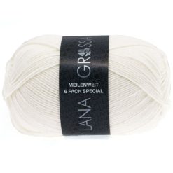 Meilenweit 150 | 6 ply hvid fv. 8840