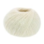 Natural Alpaca Pelo | hvid meleret fv. 001