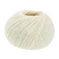 Natural Alpaca Pelo | hvid meleret fv. 001