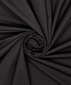 Vandafvisende vævet polyester/nylon bengalin i sort