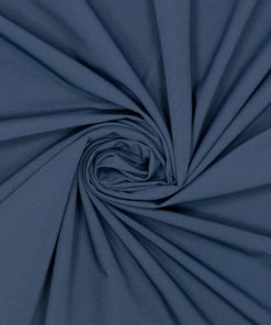 Vandafvisende vævet polyester/nylon bengalin i blå