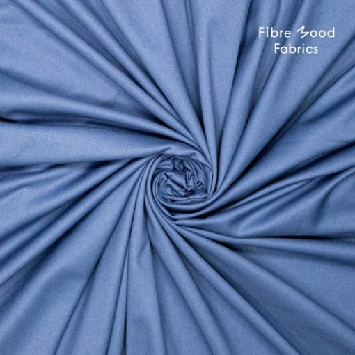 Fibre Mood | Vævet polyester/viskose twill i blå