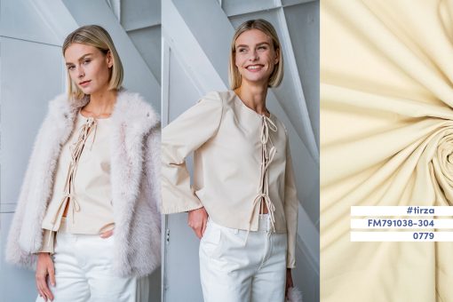 Patterns & fabrics with codes 3119 Fibre Mood | Vævet bomuld/polyester-twill i beige