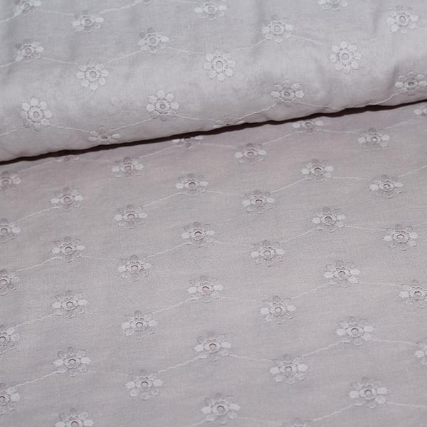 Broderie anglaise i douch rosa