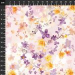 Ecovero viskosejersey med blomster