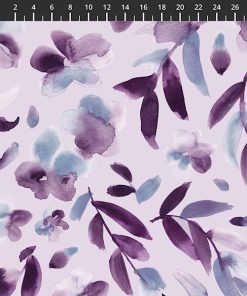 Ecovero viskosejersey med blomster