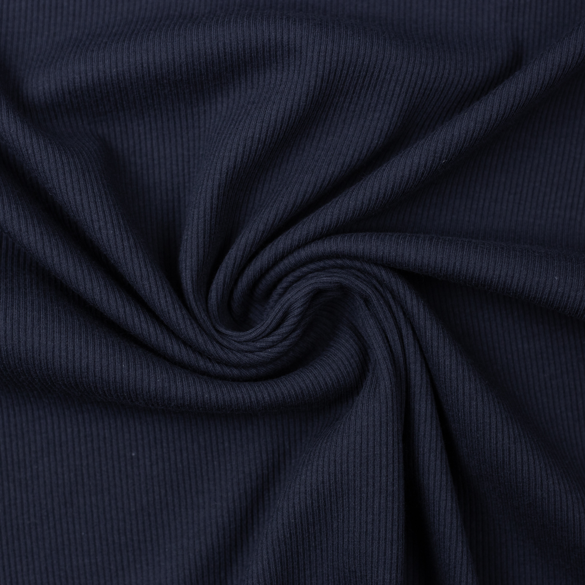 Drop needle rib-jersey i navy fv. 599