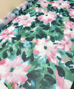 Chiffon med blomster