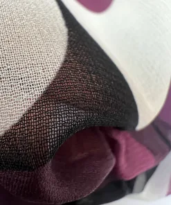 Chiffon med geometrisk mønster