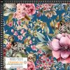 Bomuldsjersey med blomster og kranier