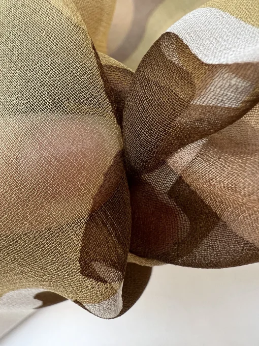 Silkechiffon med print