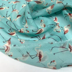 Silkechiffon med print