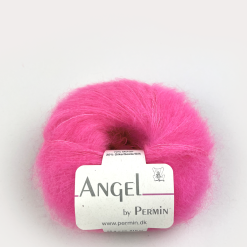 Angel mohair by Permin fv. neon pink