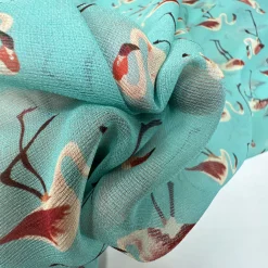 Silkechiffon med print