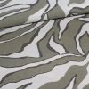 Fastvævet viskose med khaki print