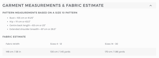 Style Arc | Courtney Top str. 4 - 16 (dk str. ca. 32 - 44)