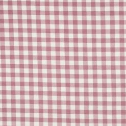 Flonnel med rosa tern i 100% bomuld