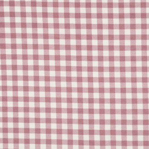 Flonnel med rosa tern i 100% bomuld