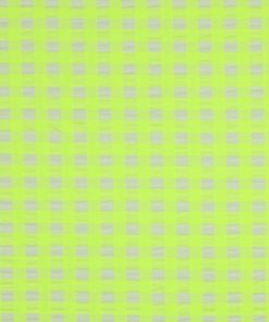 Neongul garnfarvet bomuld/polyester