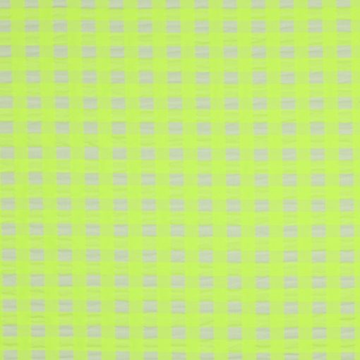 Neongul garnfarvet bomuld/polyester