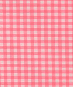 Neonpink garnfarvet bomuld/polyester
