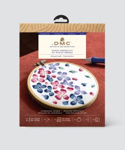 DMC Design Collection Punch Needle Kit Hydrangea Petals