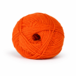 Hjertegarn | Blød Bomuld orange fv. 67