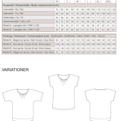 Line2Line | Bluse med vingeærme, rynk og rib B1275