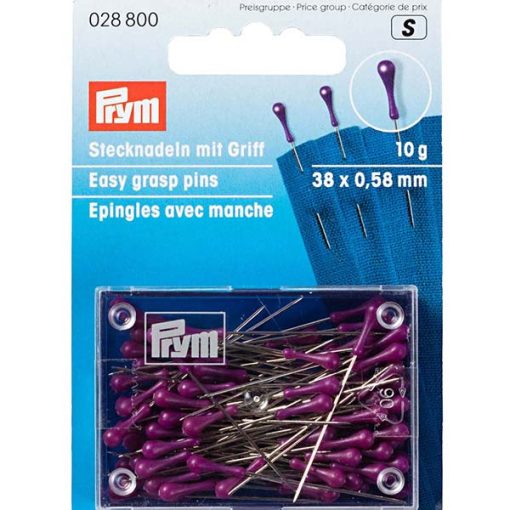 Knappenåle med easy grip