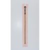 YKK 6 mm antik mes. lynlås 35 cm i duset rosa