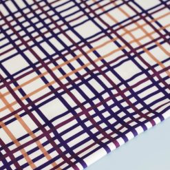 Mind the MAKER | Vila Grid viskose - Wine Rush