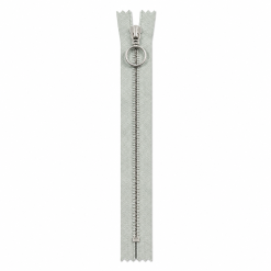 YKK 4 mm alu lynlås 30 cm i grå